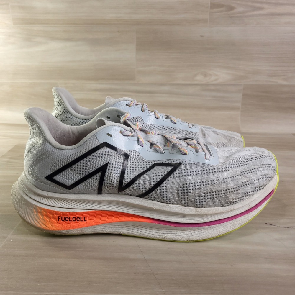 New Balance FuelCell SuperComp Trainer v2 Women 13.5 White Running Shoes MRCXLW3